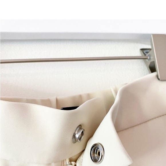 ZARA Power Stretch Cream Utility Jogger Pants - Picture 10 of 12